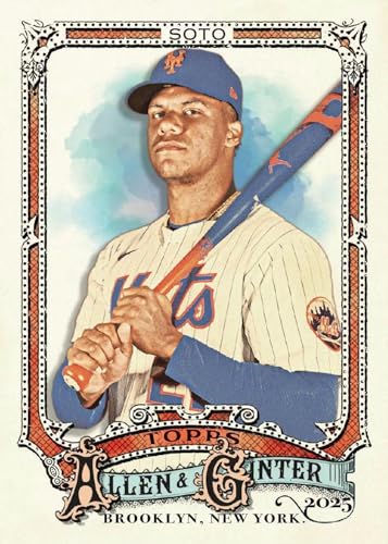 Allen & Ginter Baseball Blaster Box - 8 Mini Cards & Inserts
