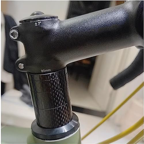 Carbon Fiber Bicycle Headset Spacer Set - 12 Pcs (2mm, 3mm, 5mm, 10mm)