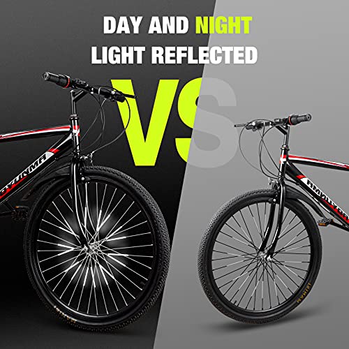 72 PCS Reflective Spoke Skin Covers - Motorcycle Bicycle Safety