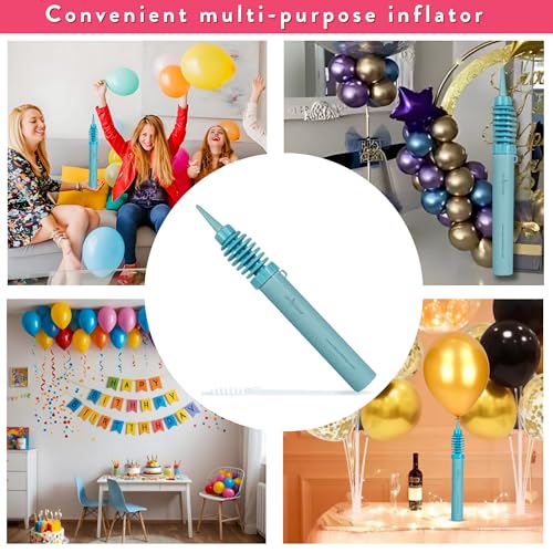 Mini Air Pump - 2-Way Dual Action Balloon Inflator for Events