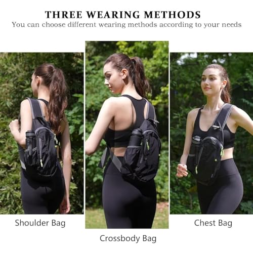 TITECOUGO Small Sling Bag - Lightweight Crossbody Backpack for Men & Women