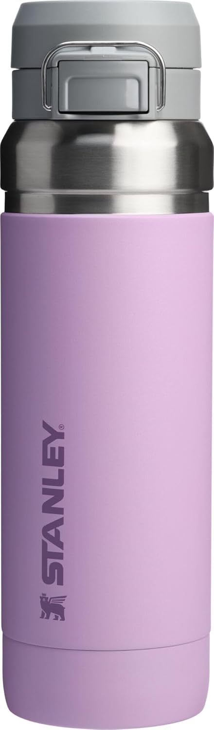 Stanley Quick Flip GO Water Bottle 36 oz - Insulated, Leakproof & Packable for Travel | BPA-Free Lilac