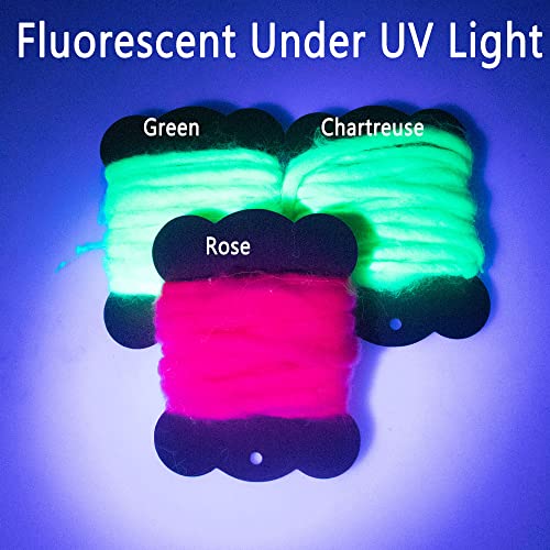 GREATFISHING 5 Colors Synthetic Fibers Egg Yarn Fly Tying Material