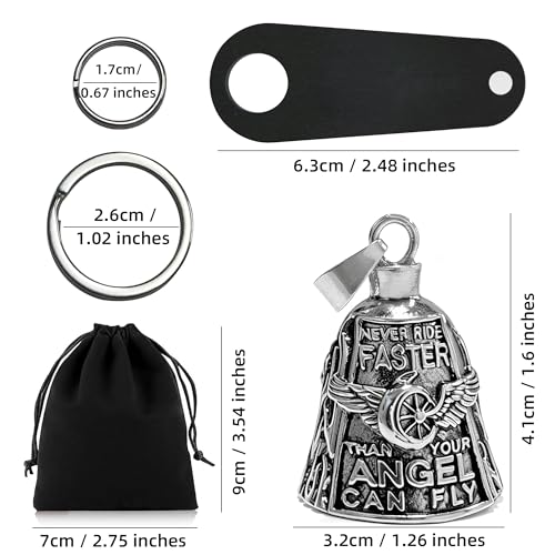 Motorcycle Bell Guardian Angel Gremlin Bells for Bikers