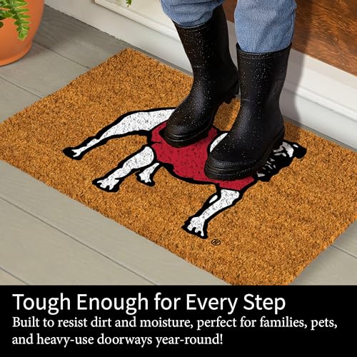 University of Georgia Bulldog Coir Doormat - 28 x 16 Inches