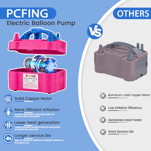 Electric Balloon Pump with Tying Tool | Portable Inflator for Parties