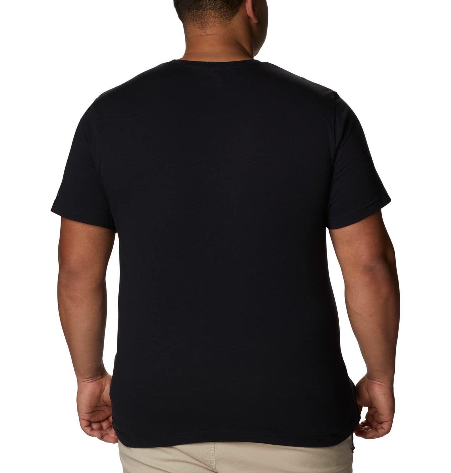 Columbia Men's Thistletown Hills Graphic Short Sleeve, City Grey Heather/Hikers Graphic, Large Tall