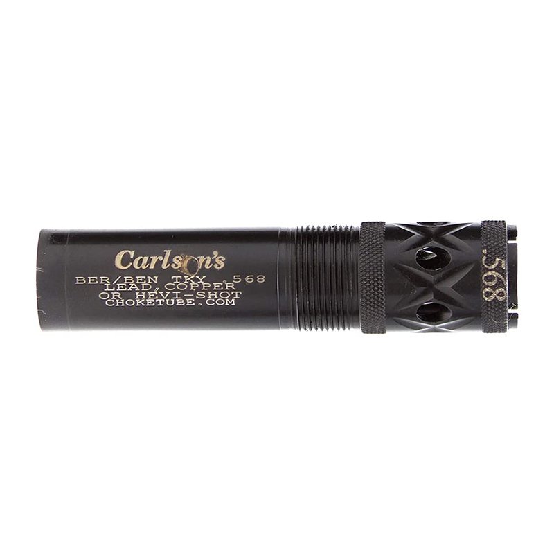 CARLSON'S Choke Tubes 20 Gauge Compatible for Beretta Benelli Mobil [ Turkey | 0.568 Diameter ] Blued Steel | Long Beard Turkey Choke Tube | Made in USA