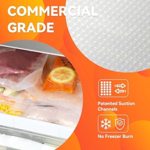 Wevac Vacuum Seal Rolls - 6''x100' & 8''x100' | BPA-Free, Commercial Grade Food Storage Bags