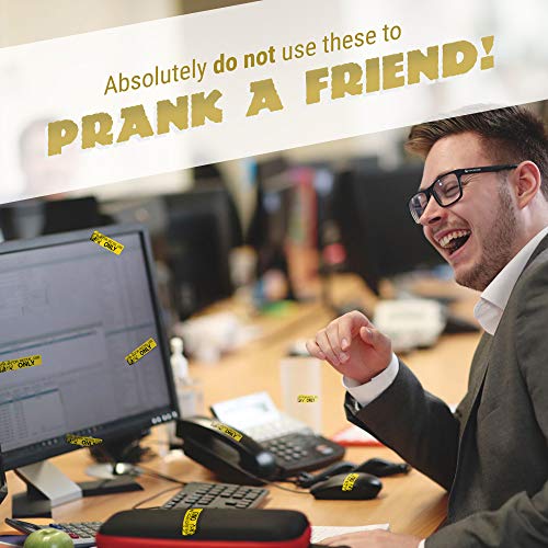 Funny Rectal Use Only Stickers - 200/Roll Yellow Prank Gift