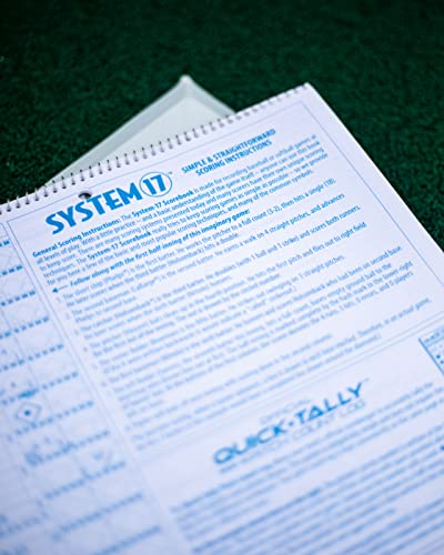 Deluxe System Baseball/Softball Scorebook - Extra-Large 11"x14"