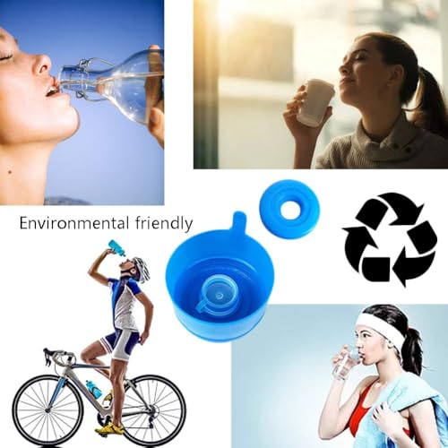30 Pack Non-Spill Water Jug Caps for 3 & 5 Gallon Bottles