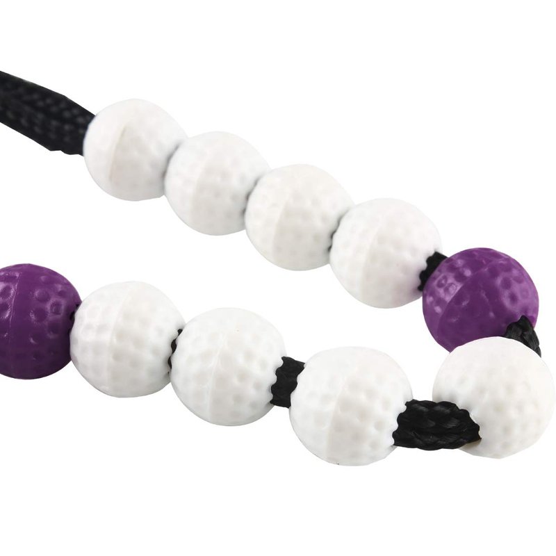 Andux 2pcs/Set Golf Beads Score Counter for Golfer JFQ-07 (Purple)