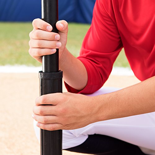 Deluxe Adjustable Batting Tee - Rubber Baseball & Softball