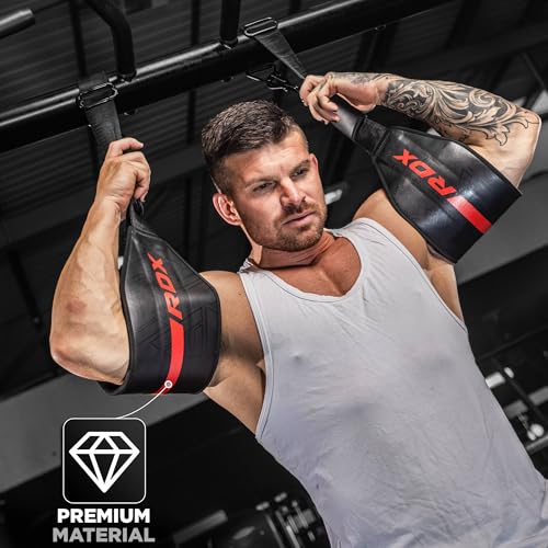 Ab Straps for Pull Up Bar - Maya Hide Leather - Black