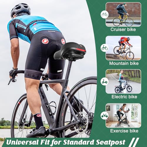 Comfortable Bike Seat Saddle for Men & Women - Ergonomic Design