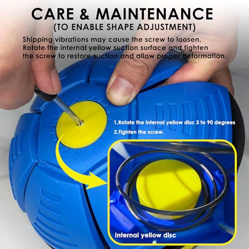 Interactive Magic Bouncing Ball with 6-Glow Lights - Dual Form UFO & Bouncy Ball