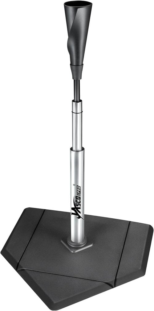 JASCOPRO Baseball & Softball Batting Tee - Height Adjustable 24-46 Inches, Portable Design
