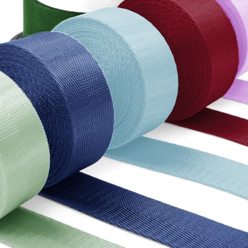 1 Inch Nylon Webbing Strap - Almond Color - 3.3 Yards