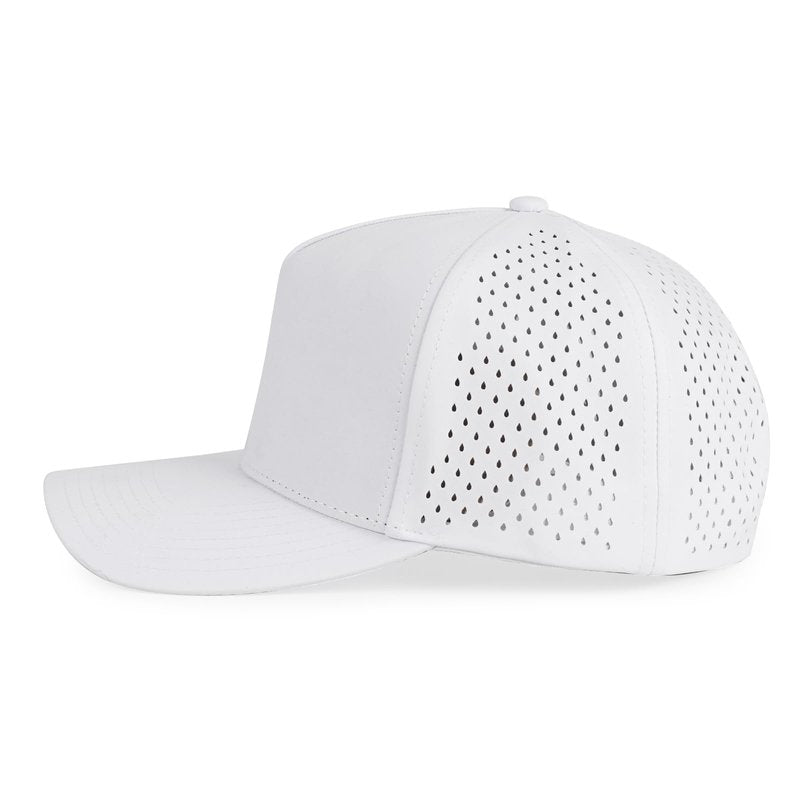 HH HOFNEN Quick Dry Baseball Cap Mesh Snapback Hat Sun and Rain Protection Golf Ball Cap for Men Women White