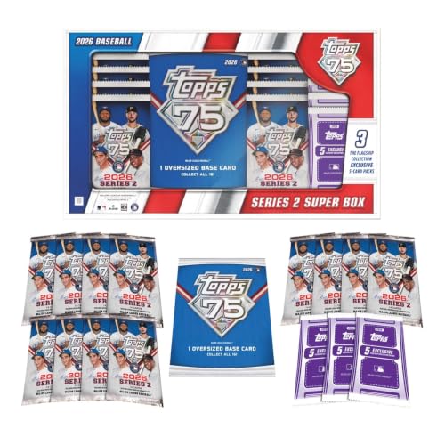 2026 Topps MLB Series 2 Baseball Trading Card Box - 10 Packs