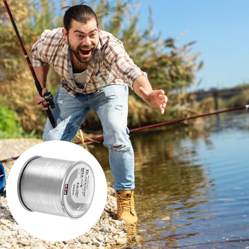 480 Yards Clear Nylon Fishing Line - Strong & Abrasion Resistant
