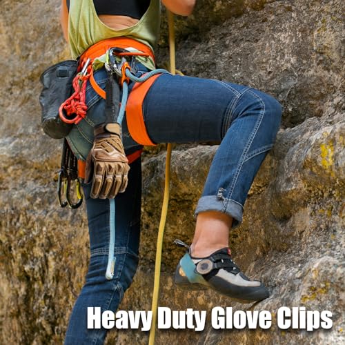 Heavy Duty Glove Clip Holder for Firefighters and Outdoors