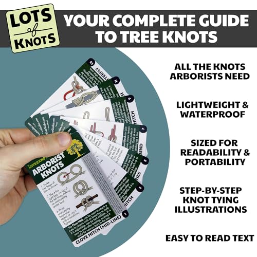 Arborist Knot Cards for Tree Climbing and Trimming by Lots of Knots