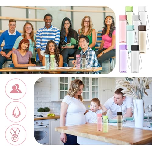 SENONAPO 32 Pack Multicolor 17oz Leak-Proof Plastic Water Bottles Bulk