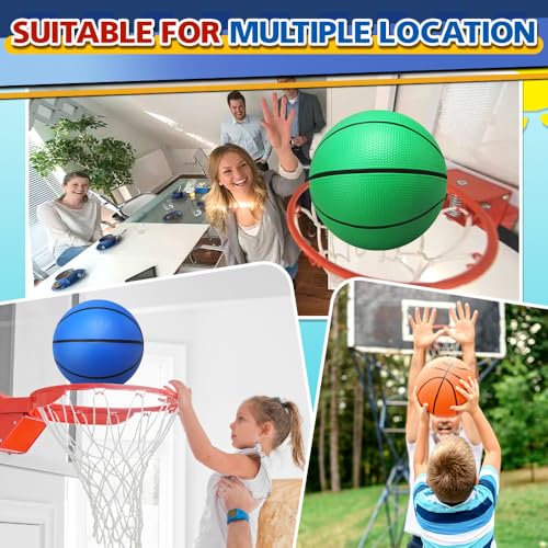 Cybemaga Multicolor 8.5 Inch Kids & Adult Basketballs - Indoor & Outdoor Pool Play