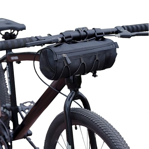 2.5L Waterproof Bike Handlebar Bag with Zipper & Strap