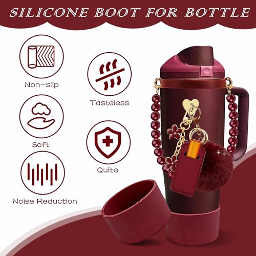 Owala Sway Boot Charms Accessories Set - Black Cherry for 30oz & 40oz