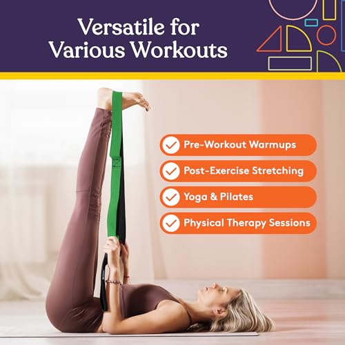 Yoga Stretching & Fitness Bundle with Resistance Bands and Balance Pad