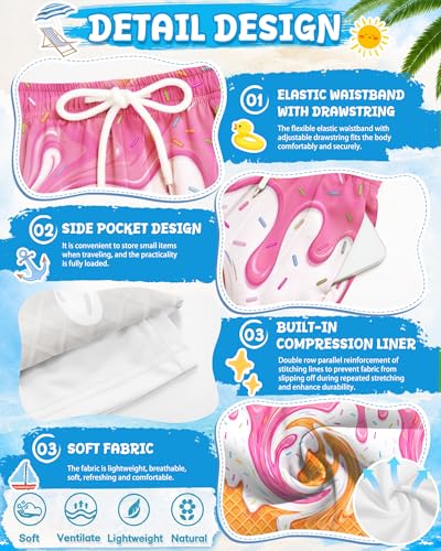 Boys' Swim Trunks - Comfortable and Easy Care