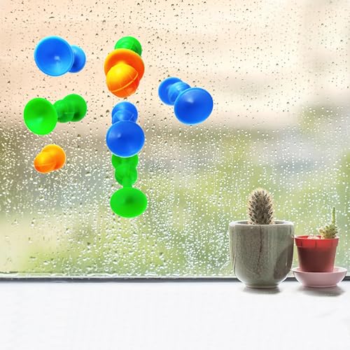 12-Piece Suction Cup Dart Set - Durable Silicone Indoor & Outdoor Game