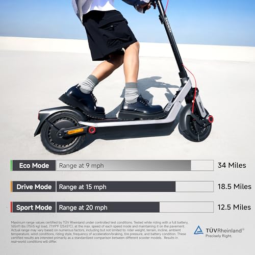 Electric Scooter E3 Pro - Foldable, Long Range, Dual Braking System