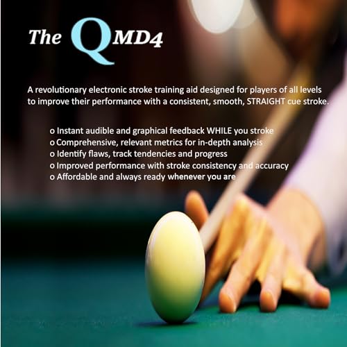 QMD4 Pool Stroke Trainer with 3D Analysis & Feedback
