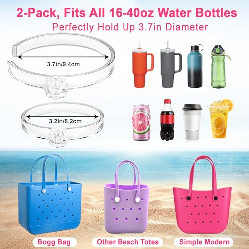 Cup Holder for Bogg Bag - Fits Stanley 30oz & 40oz - Transparent