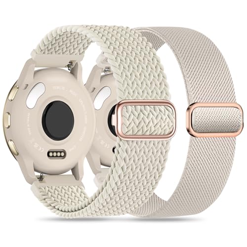 18mm Braided Stretchy Nylon Watch Band - Starlight