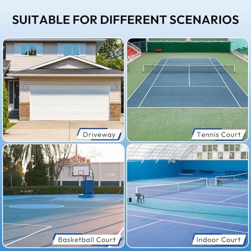A11N SPORTS 22ft Portable Pickleball Net Set - Blue & White, Regulation Size