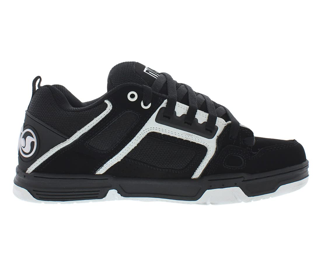 DVS Men's Skateboarding Shoes, Black White, 6.5 Medium US