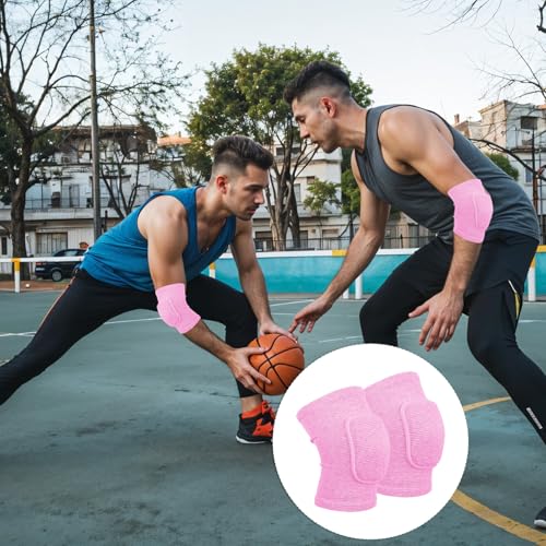 Breathable Elbow Pads - Anti-Collision Arm Protector for Fitness - Pink