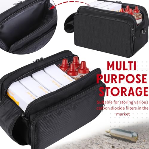 Durable CO2 Cartridges Storage Bag for Airsoft & BBs - Bag Only