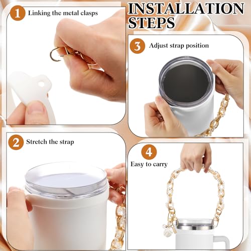 Silicone Water Bottle Holder with Sling - White