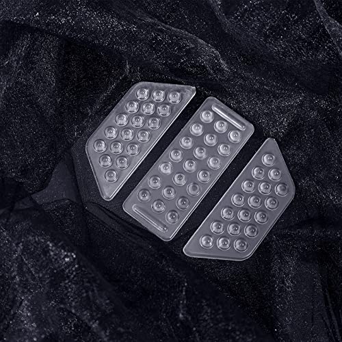 Clear Snowboard Stomp Pad Set - 3 Pieces Anti-Slip Grip