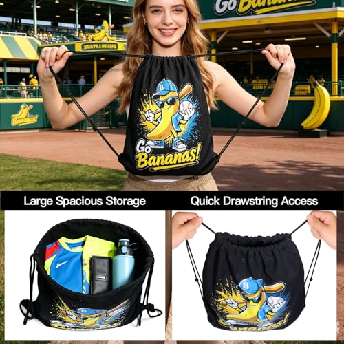 Savannah Bananas Drawstring Bag - Durable Sports & Daily Use
