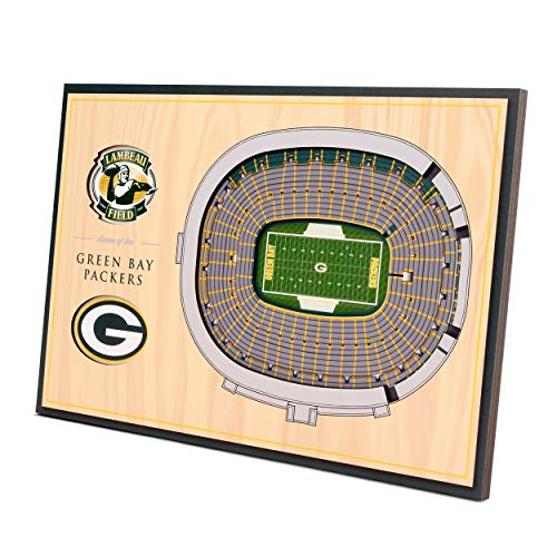 Green Bay Packers 3D Stadium Display - Desktop Decor