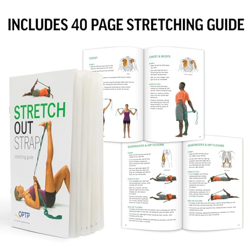 Stretch Out Strap for Yoga & Physical Therapy - 6' Nylon Strap with Loops