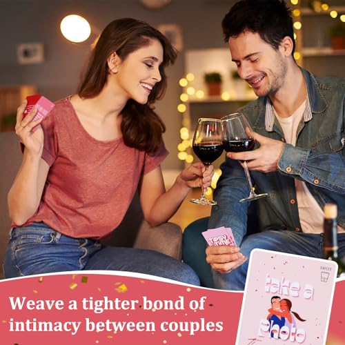 Tipsy Time Couples Drinking Card Game - Perfect for Two