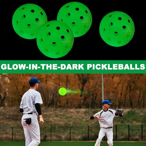 Glow in the Dark Baseball Base Set - 5 Pieces with Carry Bag